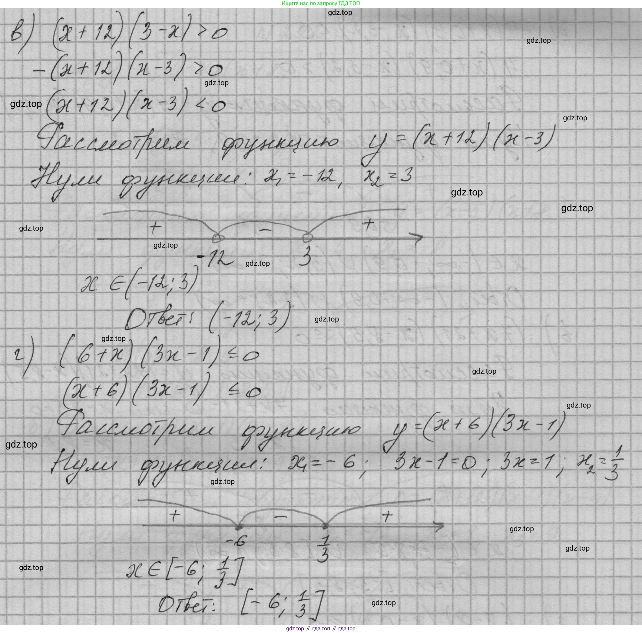 ГДЗ Алгебра, 9 класс Учебник, авторы: Макарычев Юрий Николаевич, Миндюк Нора Григорьевна, Нешков Константин Иванович, Суворова Светлана Борисовна, издательство Просвещение, Москва, 2023, белого цвета, страница 97, номер 290, Решение 1 (продолжение 2)