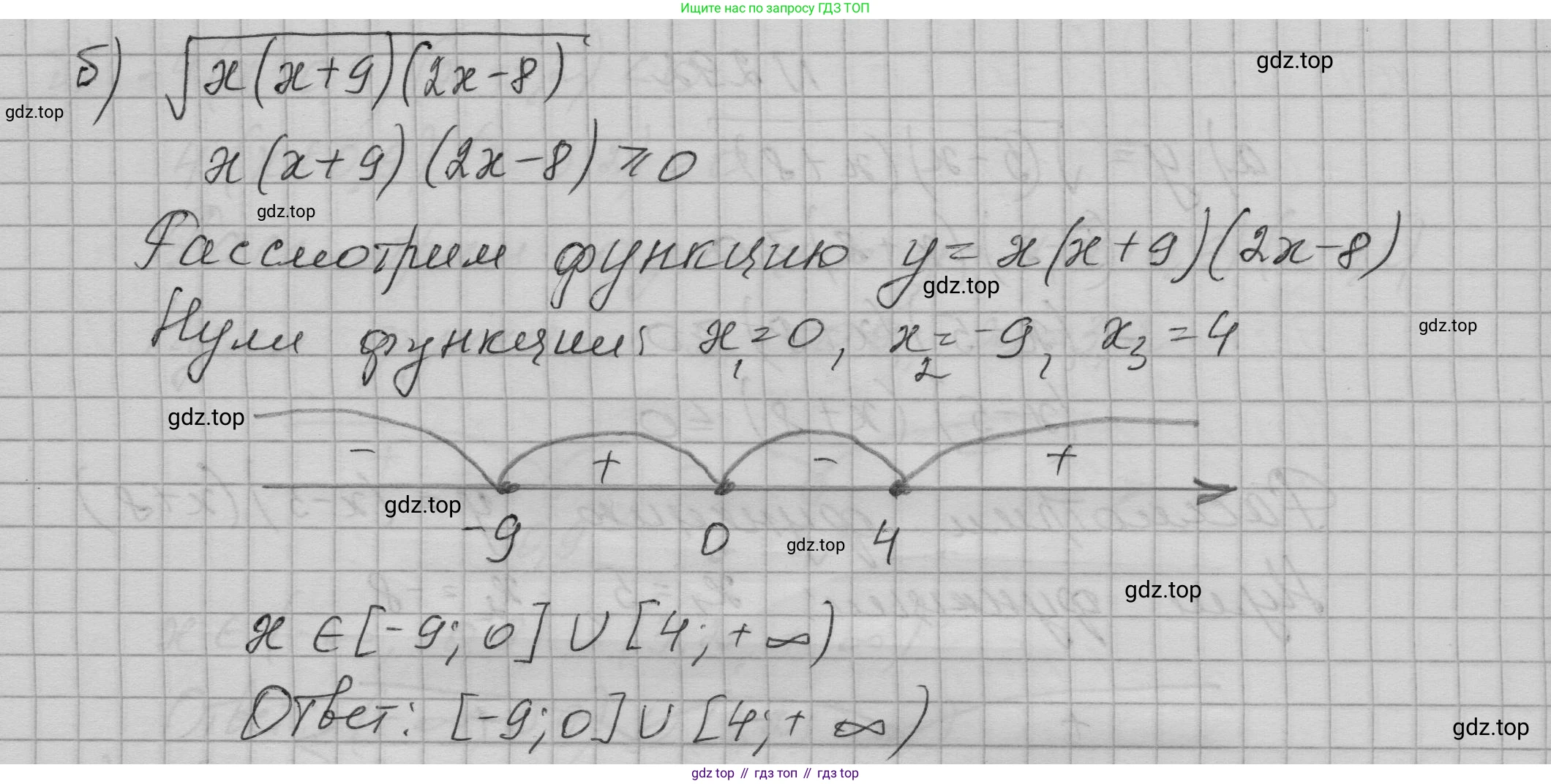 ГДЗ Алгебра, 9 класс Учебник, авторы: Макарычев Юрий Николаевич, Миндюк Нора Григорьевна, Нешков Константин Иванович, Суворова Светлана Борисовна, издательство Просвещение, Москва, 2023, белого цвета, страница 97, номер 293, Решение 1 (продолжение 2)