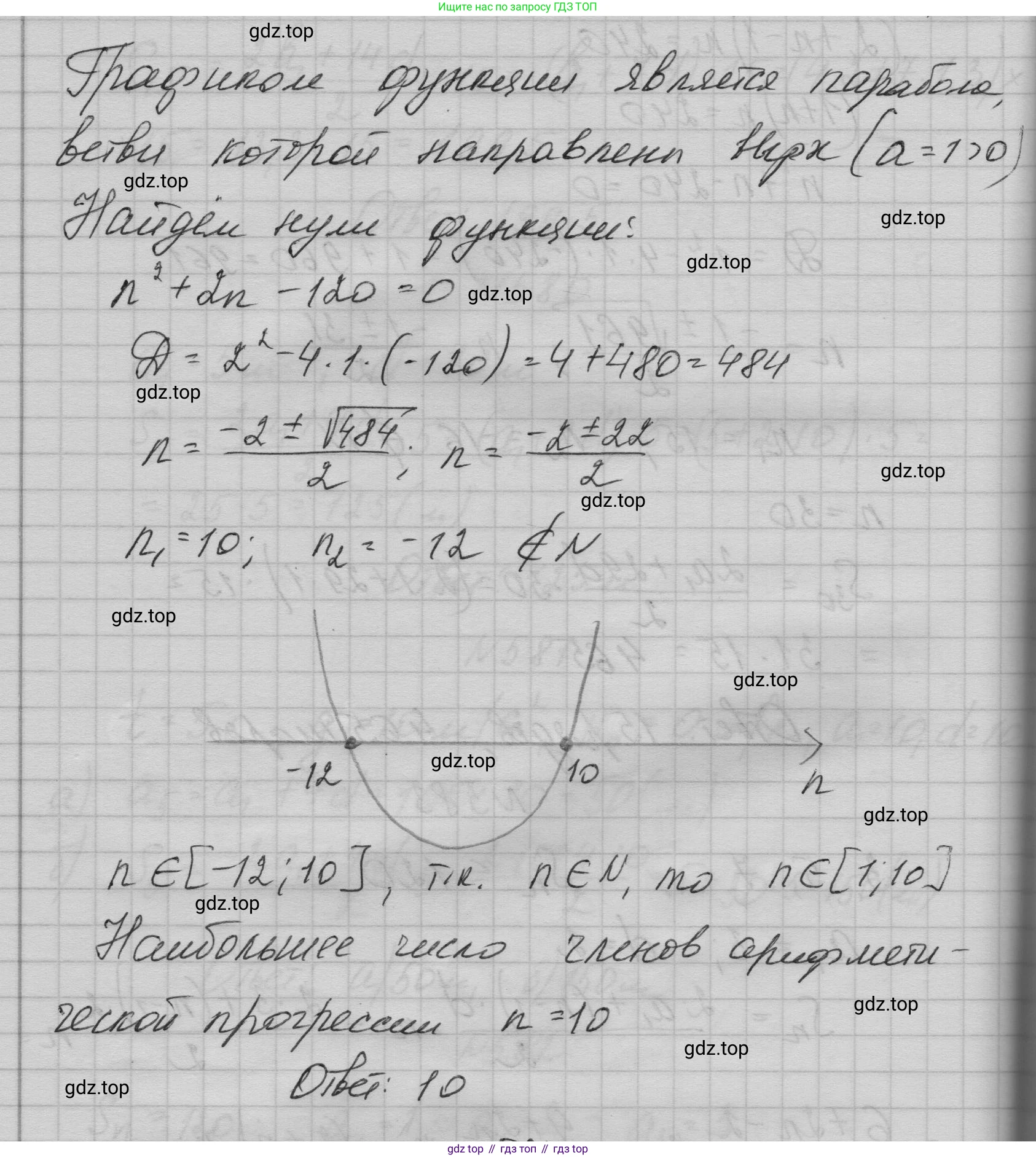 ГДЗ Алгебра, 9 класс Учебник, авторы: Макарычев Юрий Николаевич, Миндюк Нора Григорьевна, Нешков Константин Иванович, Суворова Светлана Борисовна, издательство Просвещение, Москва, 2023, белого цвета, страница 166, номер 583, Решение 1 (продолжение 2)
