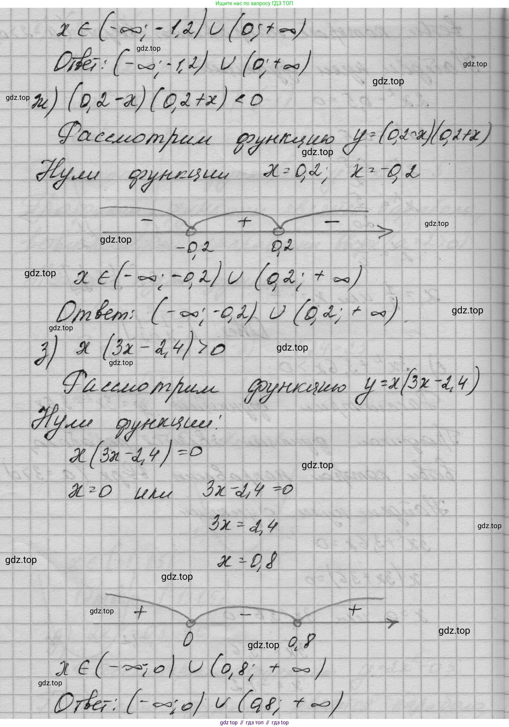 ГДЗ Алгебра, 9 класс Учебник, авторы: Макарычев Юрий Николаевич, Миндюк Нора Григорьевна, Нешков Константин Иванович, Суворова Светлана Борисовна, издательство Просвещение, Москва, 2023, белого цвета, страница 204, номер 809, Решение 1 (продолжение 5)