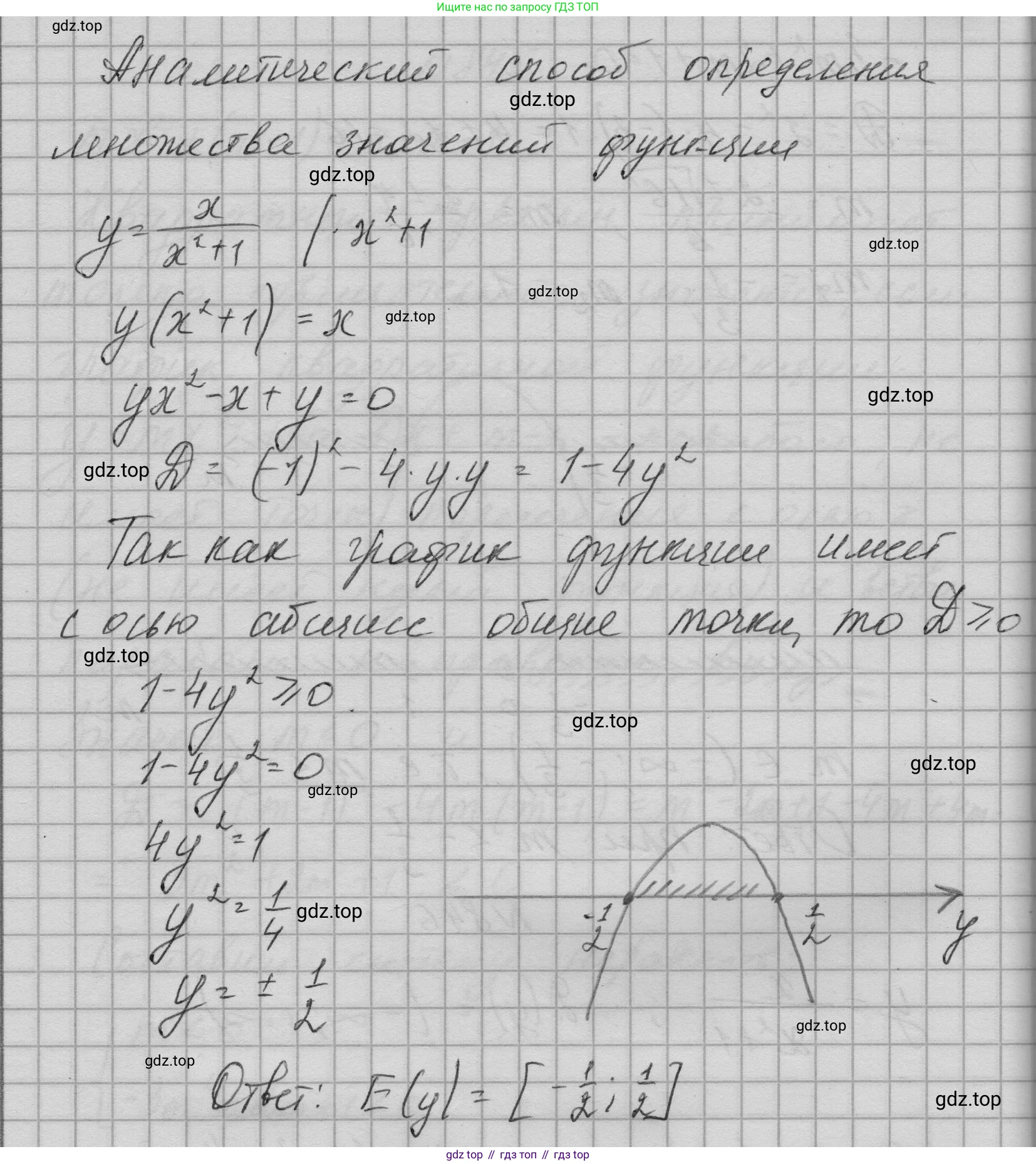 ГДЗ Алгебра, 9 класс Учебник, авторы: Макарычев Юрий Николаевич, Миндюк Нора Григорьевна, Нешков Константин Иванович, Суворова Светлана Борисовна, издательство Просвещение, Москва, 2023, белого цвета, страница 210, номер 846, Решение 1 (продолжение 2)