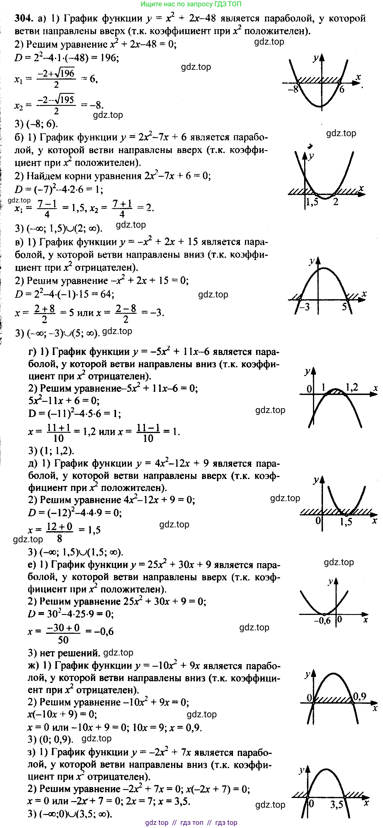 Алгебра, 9 класс Учебник, авторы: Макарычев Юрий Николаевич, Миндюк Нора Григорьевна, Нешков Константин Иванович, Суворова Светлана Борисовна, издательство Просвещение, Москва, 2023, белого цвета, страница 90, номер 264, Решение 6