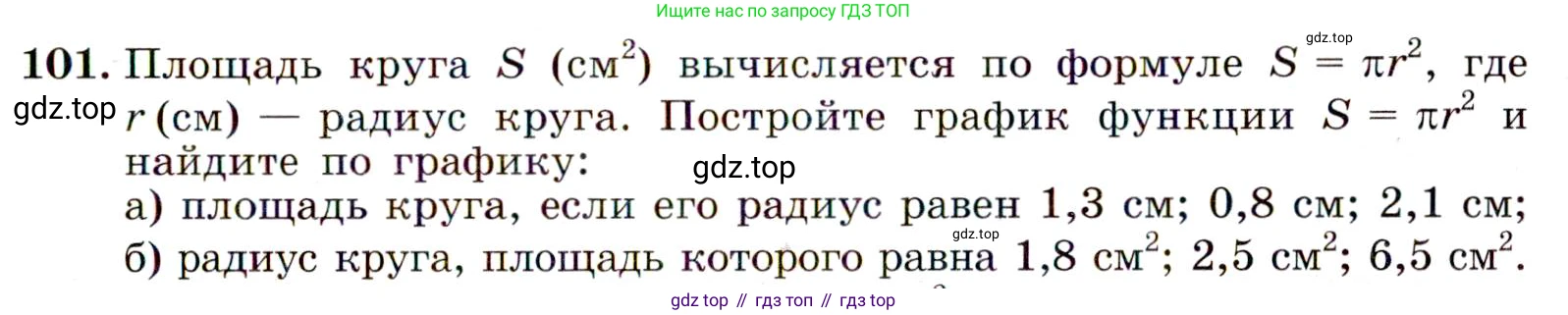 ГДЗ Алгебра, 9 класс Учебник, авторы: Макарычев Юрий Николаевич, Миндюк Нора Григорьевна, Нешков Константин Иванович, Суворова Светлана Борисовна, издательство Просвещение, Москва, 2014 - 2024, страница 37, номер 101, Условие