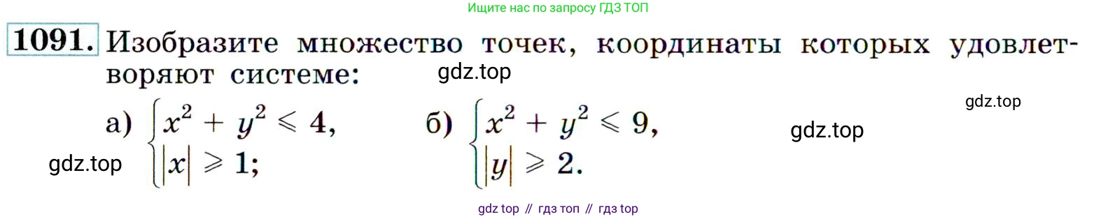 ГДЗ Алгебра, 9 класс Учебник, авторы: Макарычев Юрий Николаевич, Миндюк Нора Григорьевна, Нешков Константин Иванович, Суворова Светлана Борисовна, издательство Просвещение, Москва, 2014 - 2024, страница 246, номер 1091, Условие