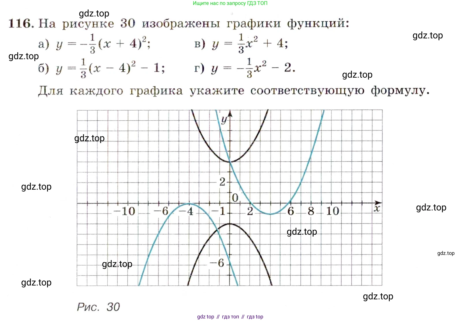 ГДЗ Алгебра, 9 класс Учебник, авторы: Макарычев Юрий Николаевич, Миндюк Нора Григорьевна, Нешков Константин Иванович, Суворова Светлана Борисовна, издательство Просвещение, Москва, 2014 - 2024, страница 43, номер 116, Условие