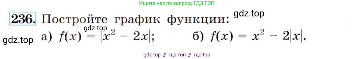 ГДЗ Алгебра, 9 класс Учебник, авторы: Макарычев Юрий Николаевич, Миндюк Нора Григорьевна, Нешков Константин Иванович, Суворова Светлана Борисовна, издательство Просвещение, Москва, 2014 - 2024, страница 71, номер 236, Условие