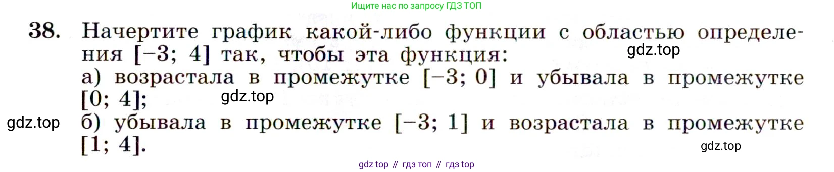 ГДЗ Алгебра, 9 класс Учебник, авторы: Макарычев Юрий Николаевич, Миндюк Нора Григорьевна, Нешков Константин Иванович, Суворова Светлана Борисовна, издательство Просвещение, Москва, 2014 - 2024, страница 20, номер 38, Условие