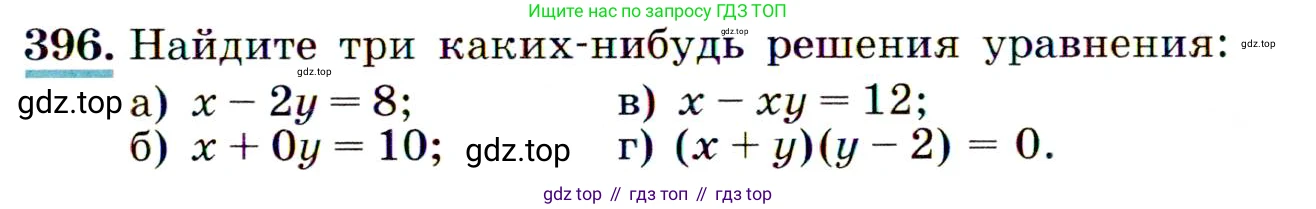ГДЗ Алгебра, 9 класс Учебник, авторы: Макарычев Юрий Николаевич, Миндюк Нора Григорьевна, Нешков Константин Иванович, Суворова Светлана Борисовна, издательство Просвещение, Москва, 2014 - 2024, страница 111, номер 396, Условие