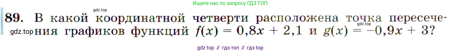 ГДЗ Алгебра, 9 класс Учебник, авторы: Макарычев Юрий Николаевич, Миндюк Нора Григорьевна, Нешков Константин Иванович, Суворова Светлана Борисовна, издательство Просвещение, Москва, 2014 - 2024, страница 31, номер 89, Условие