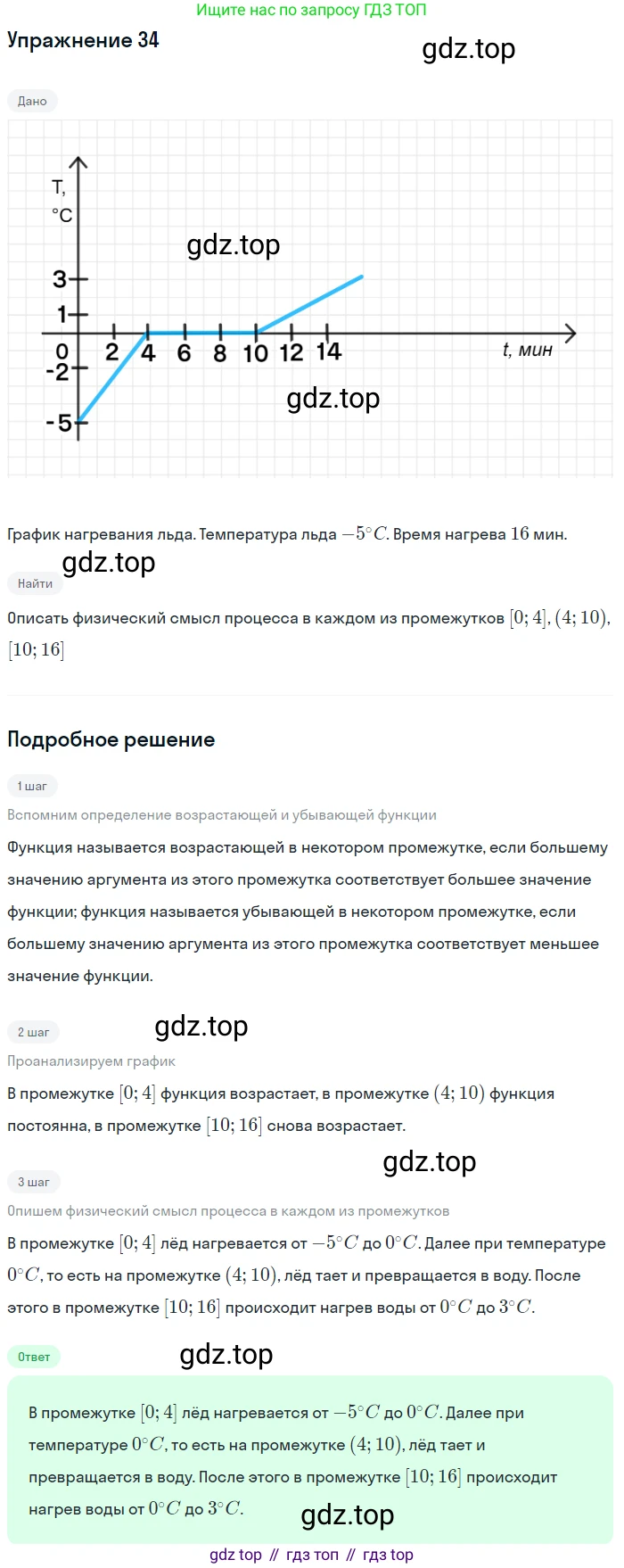 ГДЗ Алгебра, 9 класс Учебник, авторы: Макарычев Юрий Николаевич, Миндюк Нора Григорьевна, Нешков Константин Иванович, Суворова Светлана Борисовна, издательство Просвещение, Москва, 2014 - 2024, страница 19, номер 34, Решение 1