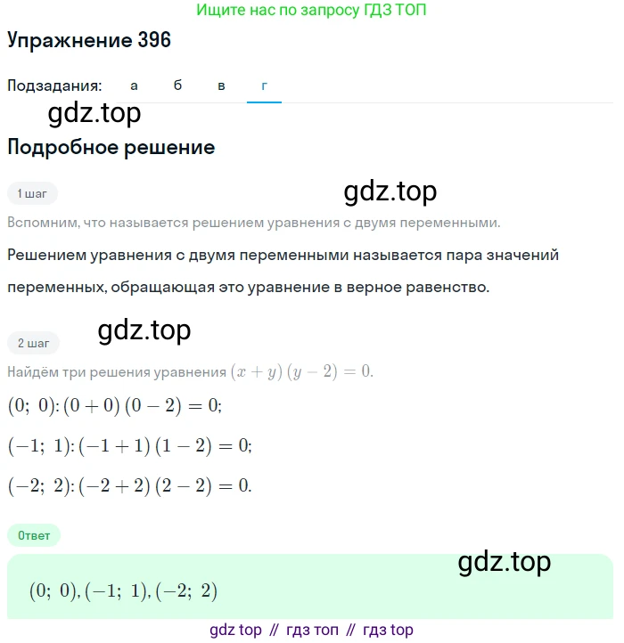 ГДЗ Алгебра, 9 класс Учебник, авторы: Макарычев Юрий Николаевич, Миндюк Нора Григорьевна, Нешков Константин Иванович, Суворова Светлана Борисовна, издательство Просвещение, Москва, 2014 - 2024, страница 111, номер 396, Решение 1 (продолжение 4)