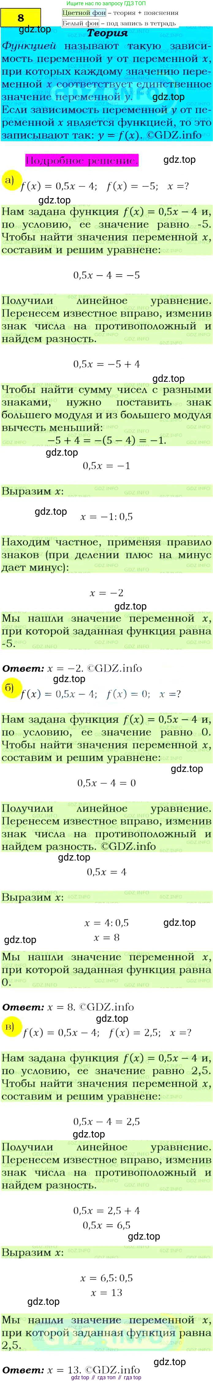 ГДЗ Алгебра, 9 класс Учебник, авторы: Макарычев Юрий Николаевич, Миндюк Нора Григорьевна, Нешков Константин Иванович, Суворова Светлана Борисовна, издательство Просвещение, Москва, 2014 - 2024, страница 9, номер 8, Решение 4