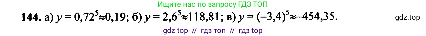 Алгебра, 9 класс Учебник, авторы: Макарычев Юрий Николаевич, Миндюк Нора Григорьевна, Нешков Константин Иванович, Суворова Светлана Борисовна, издательство Просвещение, Москва, 2014 - 2024, страница 53, номер 144, Решение 6
