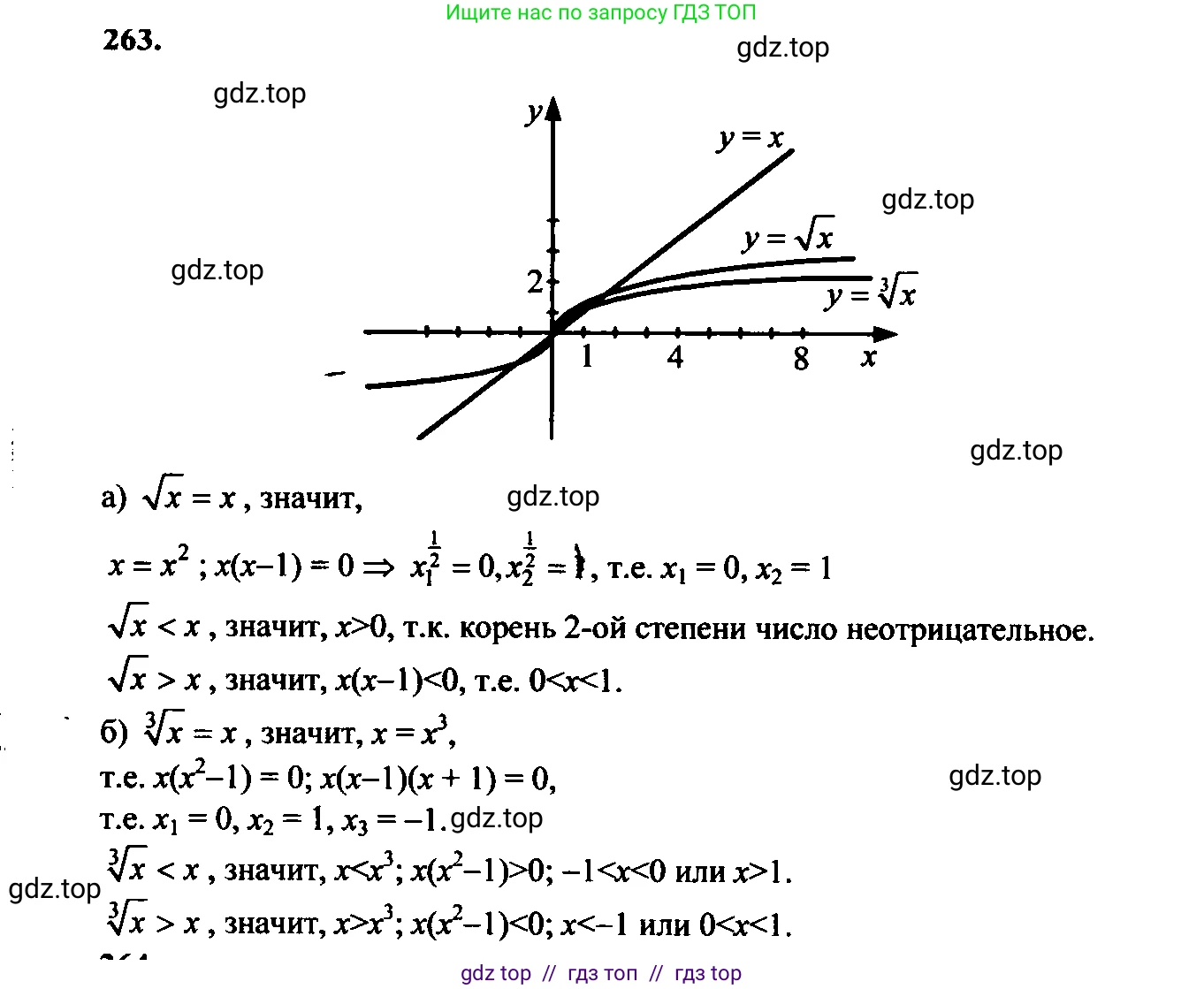 Алгебра, 9 класс Учебник, авторы: Макарычев Юрий Николаевич, Миндюк Нора Григорьевна, Нешков Константин Иванович, Суворова Светлана Борисовна, издательство Просвещение, Москва, 2014 - 2024, страница 74, номер 263, Решение 6
