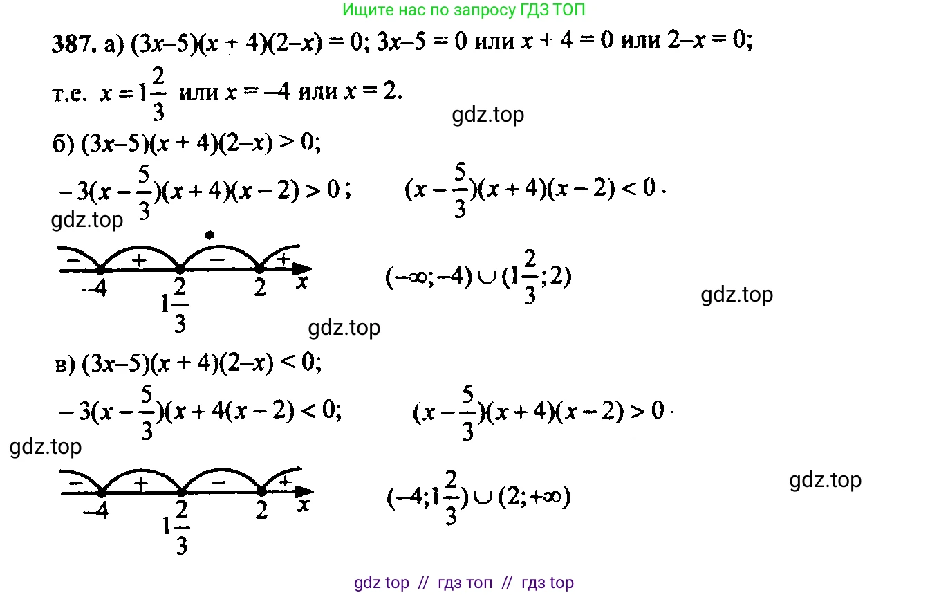 Алгебра, 9 класс Учебник, авторы: Макарычев Юрий Николаевич, Миндюк Нора Григорьевна, Нешков Константин Иванович, Суворова Светлана Борисовна, издательство Просвещение, Москва, 2014 - 2024, страница 107, номер 387, Решение 6