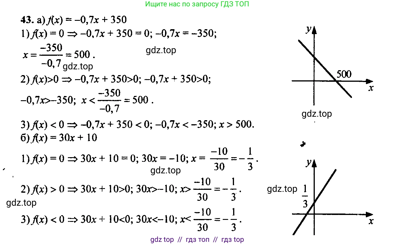 Алгебра, 9 класс Учебник, авторы: Макарычев Юрий Николаевич, Миндюк Нора Григорьевна, Нешков Константин Иванович, Суворова Светлана Борисовна, издательство Просвещение, Москва, 2014 - 2024, страница 20, номер 43, Решение 6