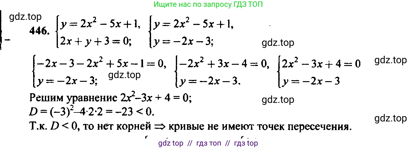 Алгебра, 9 класс Учебник, авторы: Макарычев Юрий Николаевич, Миндюк Нора Григорьевна, Нешков Константин Иванович, Суворова Светлана Борисовна, издательство Просвещение, Москва, 2014 - 2024, страница 121, номер 446, Решение 6