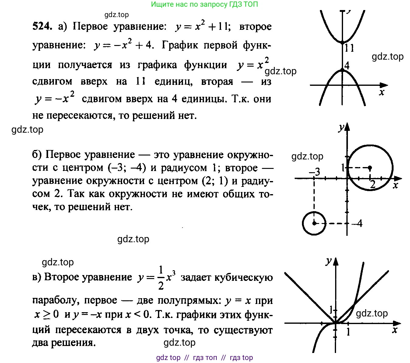 Алгебра, 9 класс Учебник, авторы: Макарычев Юрий Николаевич, Миндюк Нора Григорьевна, Нешков Константин Иванович, Суворова Светлана Борисовна, издательство Просвещение, Москва, 2014 - 2024, страница 139, номер 524, Решение 6