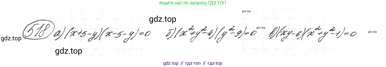 ГДЗ Алгебра, 9 класс Учебник, авторы: Макарычев Юрий Николаевич, Миндюк Нора Григорьевна, Нешков Константин Иванович, Суворова Светлана Борисовна, издательство Просвещение, Москва, 2014 - 2024, страница 139, номер 518, Решение 7