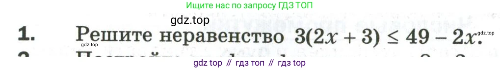 ГДЗ Алгебра, 9 класс Дидактические материалы, авторы: Мерзляк Аркадий Григорьевич, Полонский Виталий Борисович, Рабинович Ефим Михайлович, Якир Михаил Семёнович, издательство Просвещение, Москва, 2015, голубого цвета, страница 121, номер 1, Условие