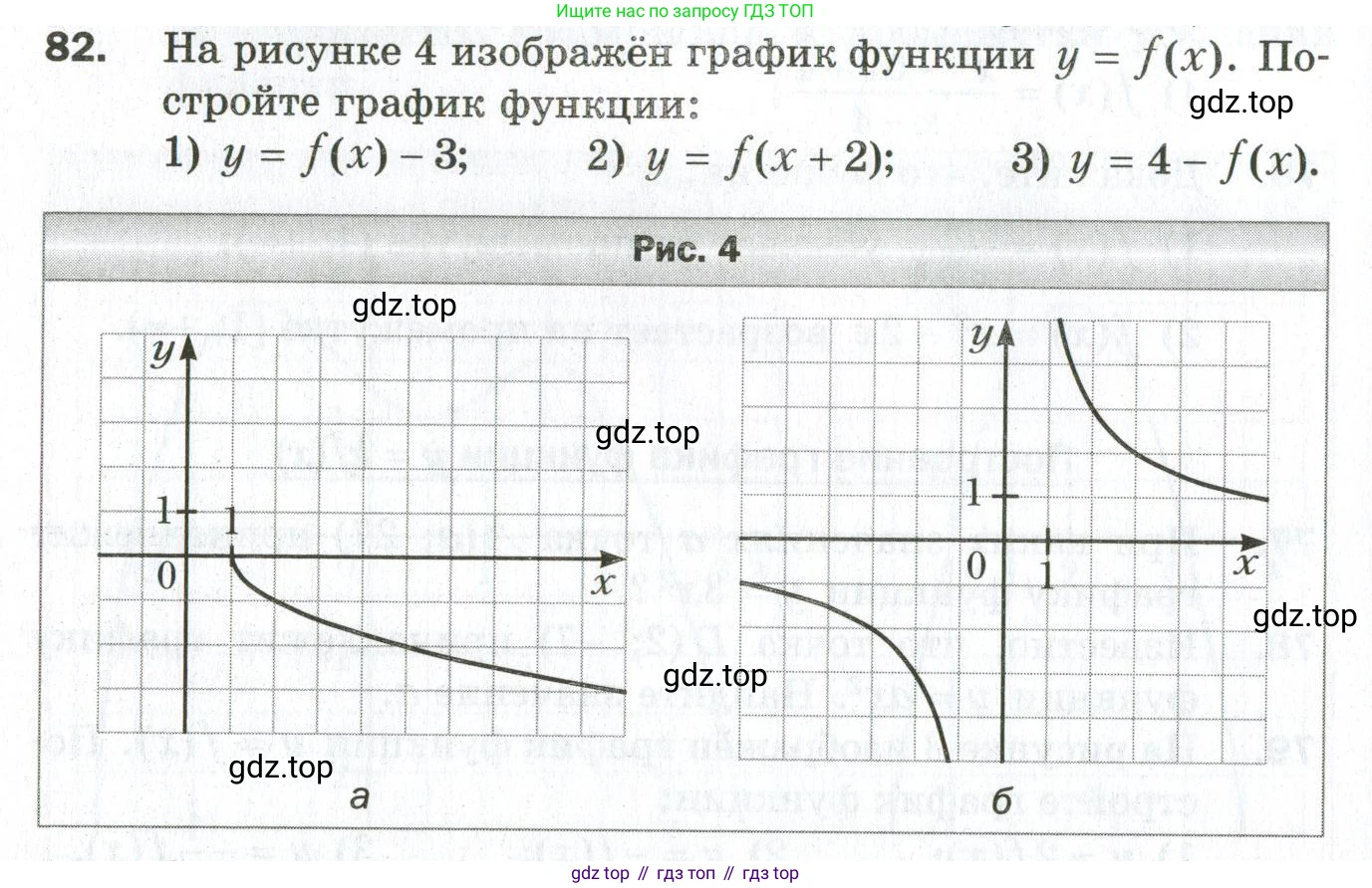 ГДЗ Алгебра, 9 класс Дидактические материалы, авторы: Мерзляк Аркадий Григорьевич, Полонский Виталий Борисович, Рабинович Ефим Михайлович, Якир Михаил Семёнович, издательство Просвещение, Москва, 2015, голубого цвета, страница 18, номер 82, Условие