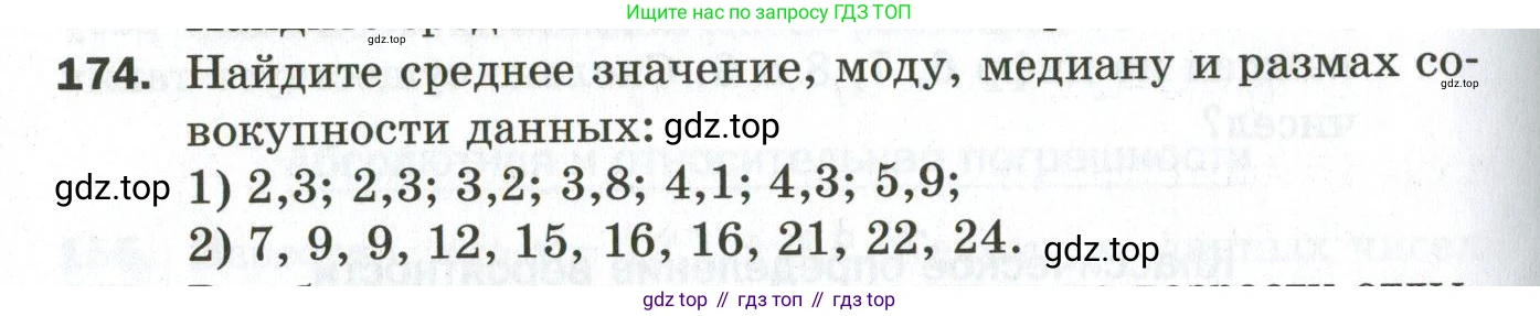 ГДЗ Алгебра, 9 класс Дидактические материалы, авторы: Мерзляк Аркадий Григорьевич, Полонский Виталий Борисович, Рабинович Ефим Михайлович, Якир Михаил Семёнович, издательство Просвещение, Москва, 2015, голубого цвета, страница 66, номер 174, Условие