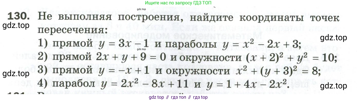 ГДЗ Алгебра, 9 класс Дидактические материалы, авторы: Мерзляк Аркадий Григорьевич, Полонский Виталий Борисович, Рабинович Ефим Михайлович, Якир Михаил Семёнович, издательство Просвещение, Москва, 2015, голубого цвета, страница 95, номер 130, Условие