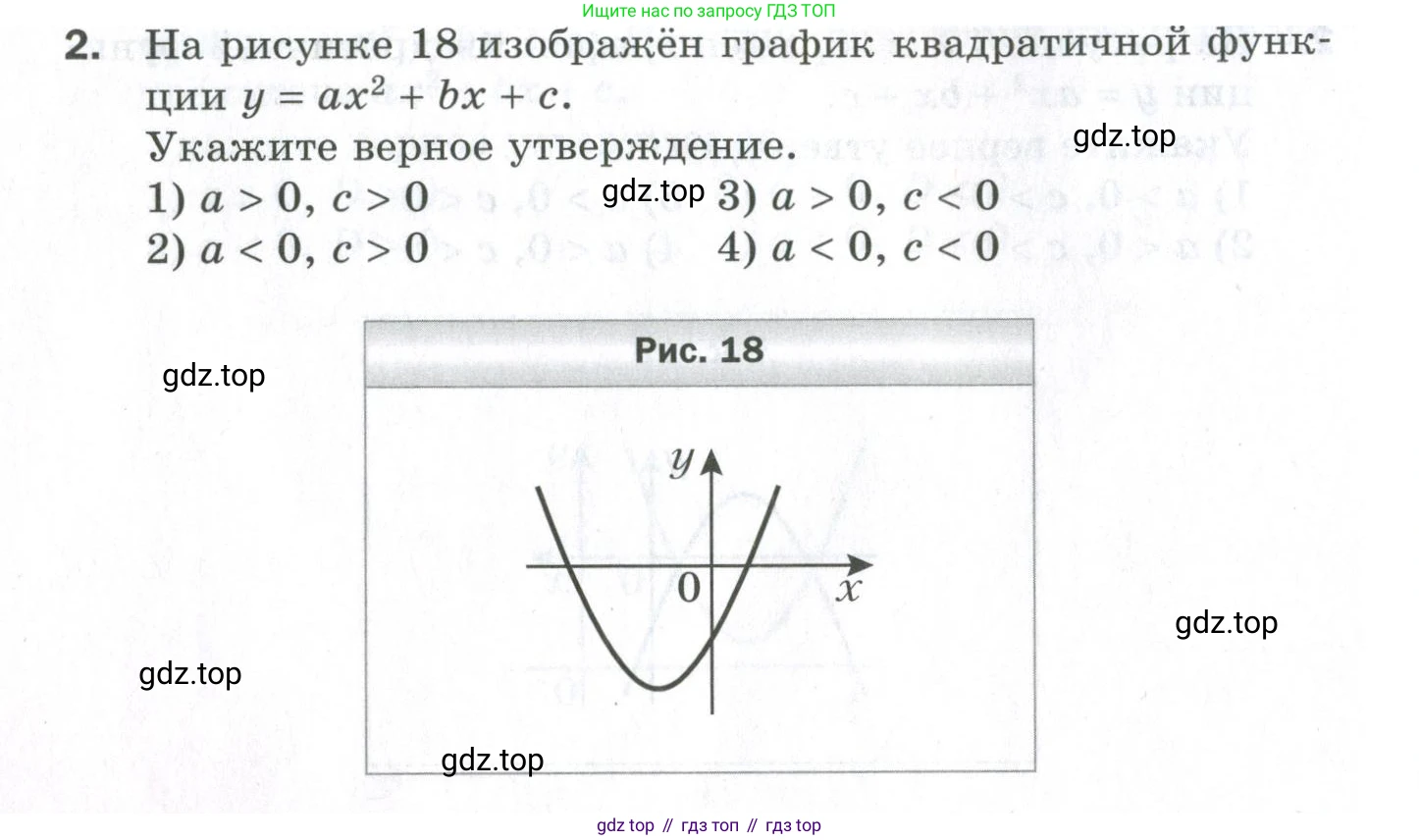 ГДЗ Алгебра, 9 класс Проверочные работы, авторы: Мерзляк Аркадий Григорьевич, Якир Михаил Семёнович, издательство Просвещение, Москва, 2022, голубого цвета, Часть 1, страница 46, номер 2, Условие