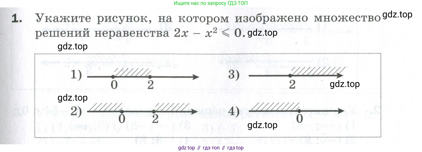 ГДЗ Алгебра, 9 класс Проверочные работы, авторы: Мерзляк Аркадий Григорьевич, Якир Михаил Семёнович, издательство Просвещение, Москва, 2022, голубого цвета, Часть 1, страница 47, номер 1, Условие