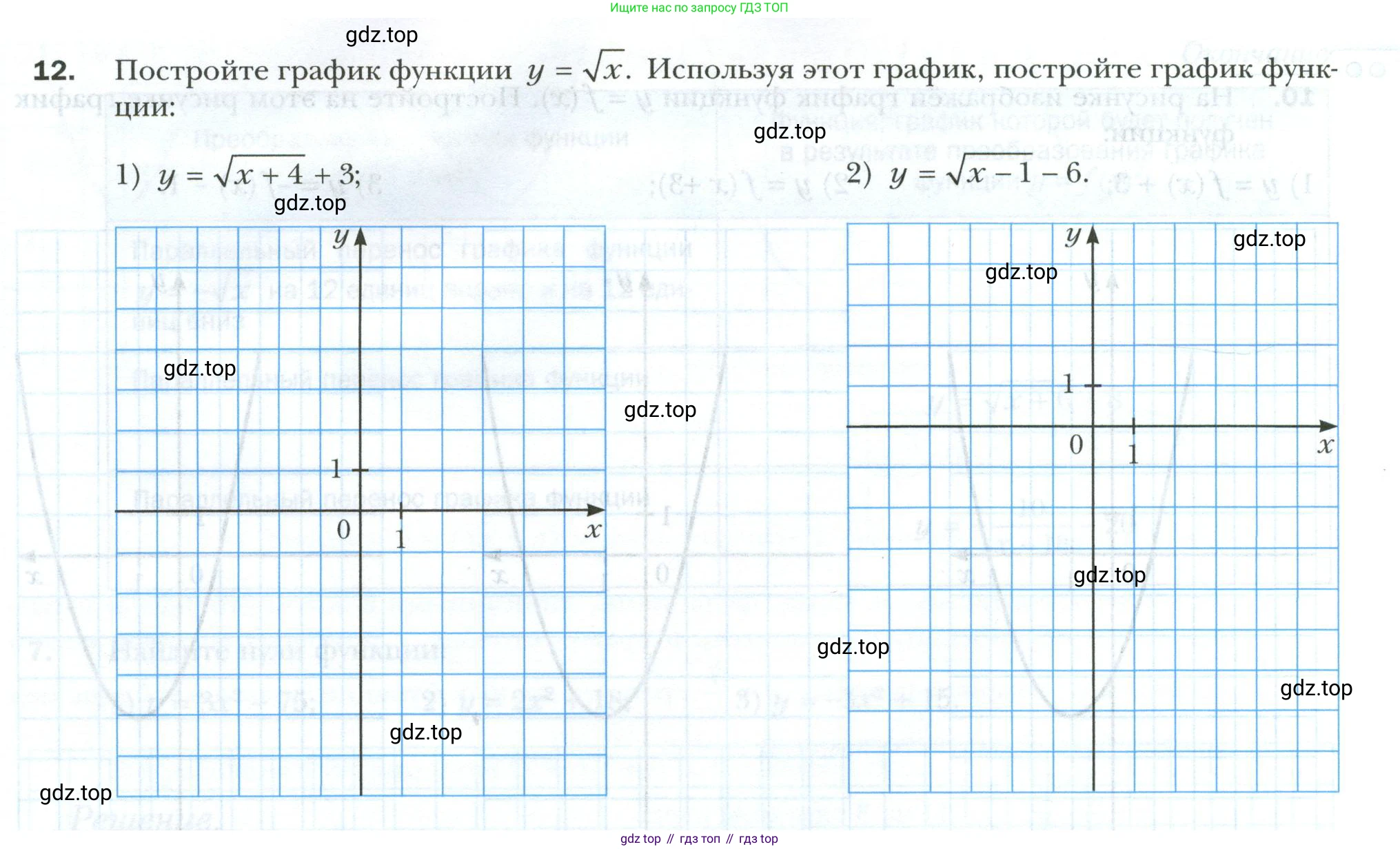 ГДЗ Алгебра, 9 класс рабочая тетрадь, авторы: Мерзляк Аркадий Григорьевич, Полонский Виталий Борисович, Якир Михаил Семёнович, издательство Просвещение, Москва, 2021, голубого цвета, Часть 1, страница 94, номер 12, Условие