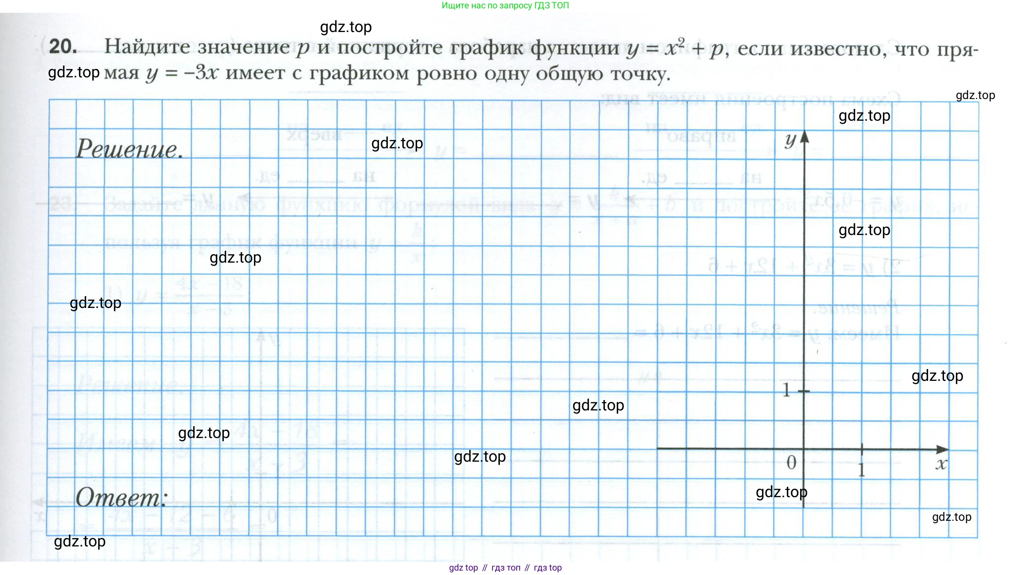 ГДЗ Алгебра, 9 класс рабочая тетрадь, авторы: Мерзляк Аркадий Григорьевич, Полонский Виталий Борисович, Якир Михаил Семёнович, издательство Просвещение, Москва, 2021, голубого цвета, Часть 1, страница 99, номер 20, Условие