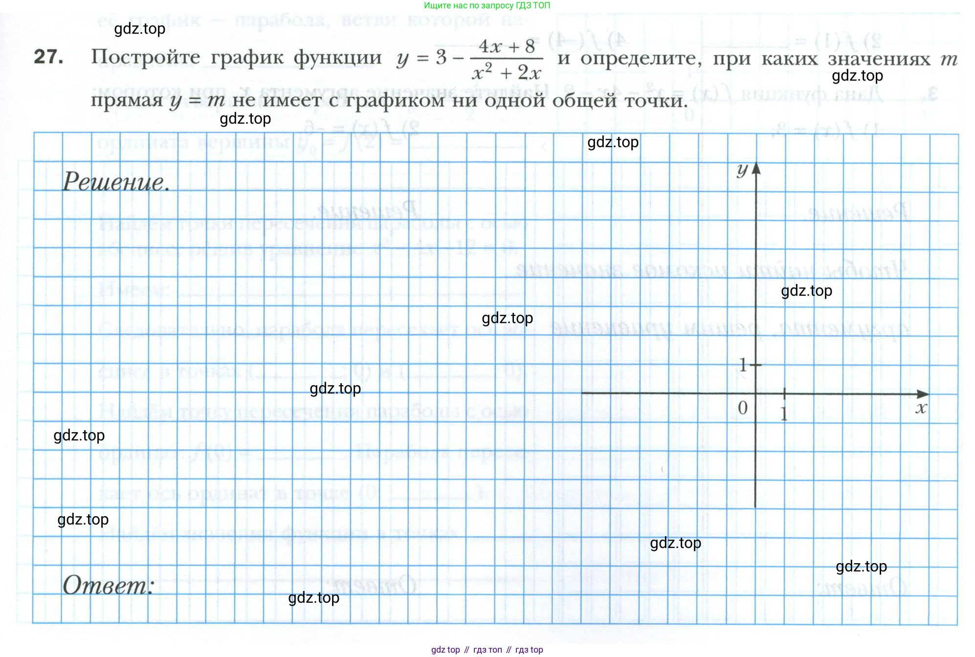 ГДЗ Алгебра, 9 класс рабочая тетрадь, авторы: Мерзляк Аркадий Григорьевич, Полонский Виталий Борисович, Якир Михаил Семёнович, издательство Просвещение, Москва, 2021, голубого цвета, Часть 1, страница 103, номер 27, Условие