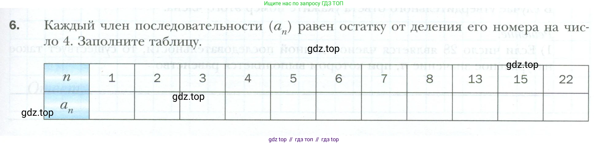 ГДЗ Алгебра, 9 класс рабочая тетрадь, авторы: Мерзляк Аркадий Григорьевич, Полонский Виталий Борисович, Якир Михаил Семёнович, издательство Просвещение, Москва, 2021, голубого цвета, Часть 2, страница 75, номер 6, Условие