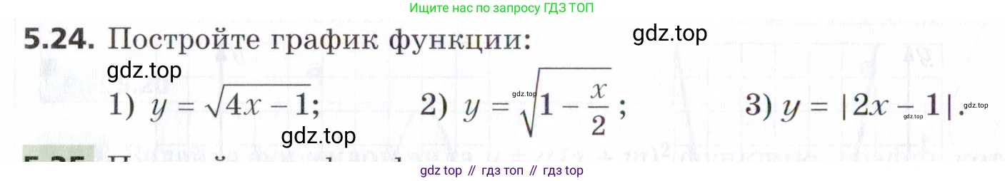 ГДЗ Алгебра, 9 класс Учебник, авторы: Мерзляк Аркадий Григорьевич, Поляков Виталий Михайлович, издательство Просвещение, Москва, 2015, страница 60, номер 5.24, Условие