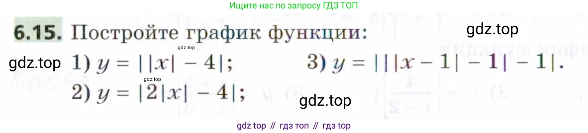 ГДЗ Алгебра, 9 класс Учебник, авторы: Мерзляк Аркадий Григорьевич, Поляков Виталий Михайлович, издательство Просвещение, Москва, 2015, страница 66, номер 6.15, Условие