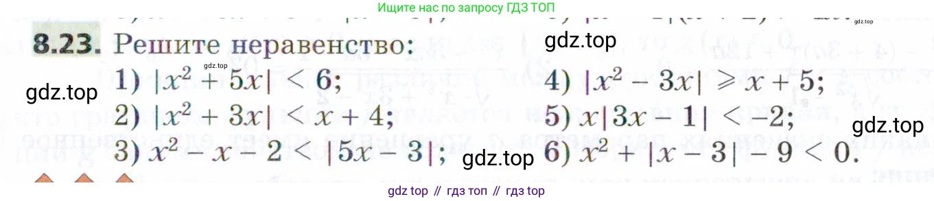 ГДЗ Алгебра, 9 класс Учебник, авторы: Мерзляк Аркадий Григорьевич, Поляков Виталий Михайлович, издательство Просвещение, Москва, 2015, страница 87, номер 8.23, Условие
