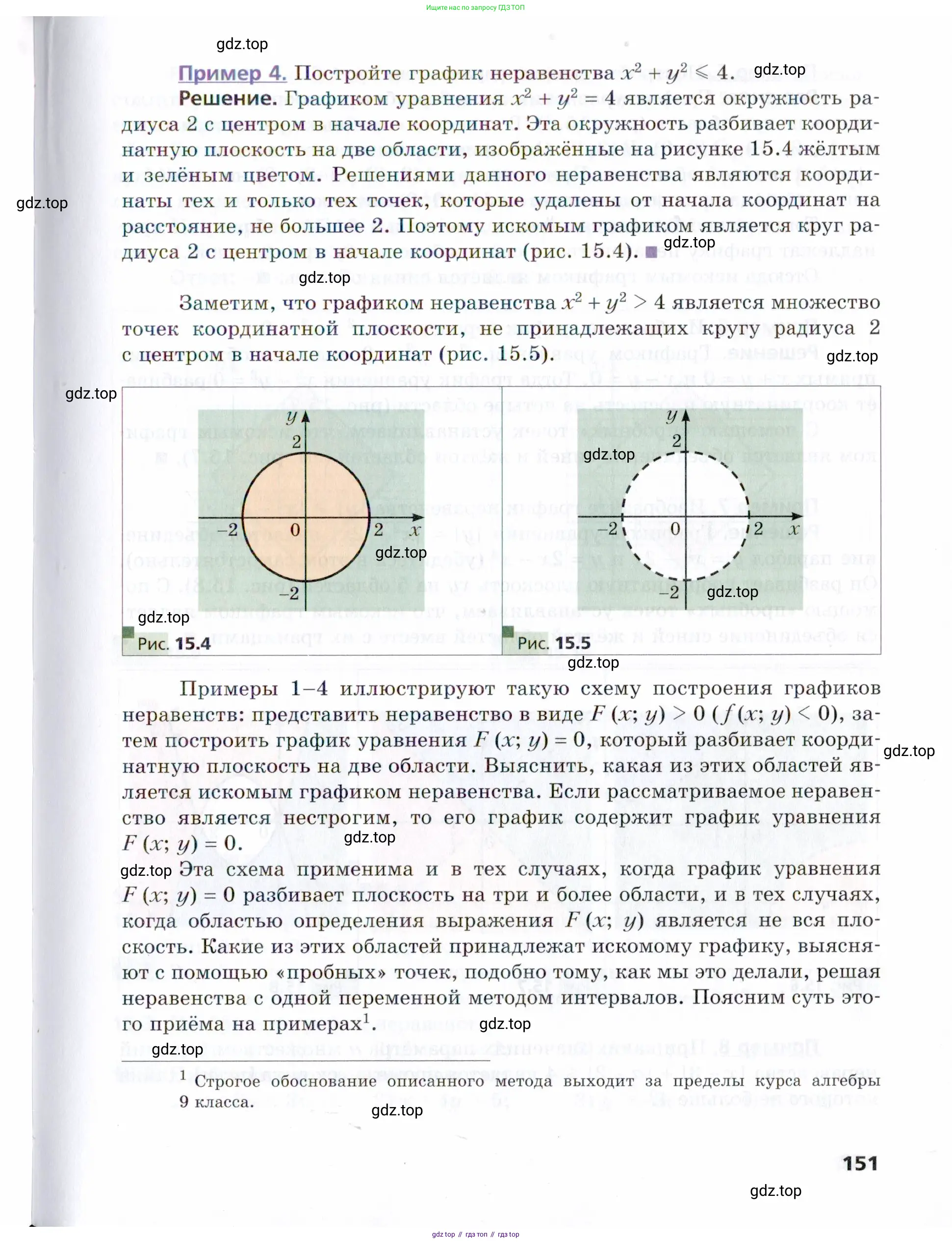 Алгебра, 9 класс Учебник, авторы: Мерзляк Аркадий Григорьевич, Поляков Виталий Михайлович, издательство Просвещение, Москва, 2015, страница 151