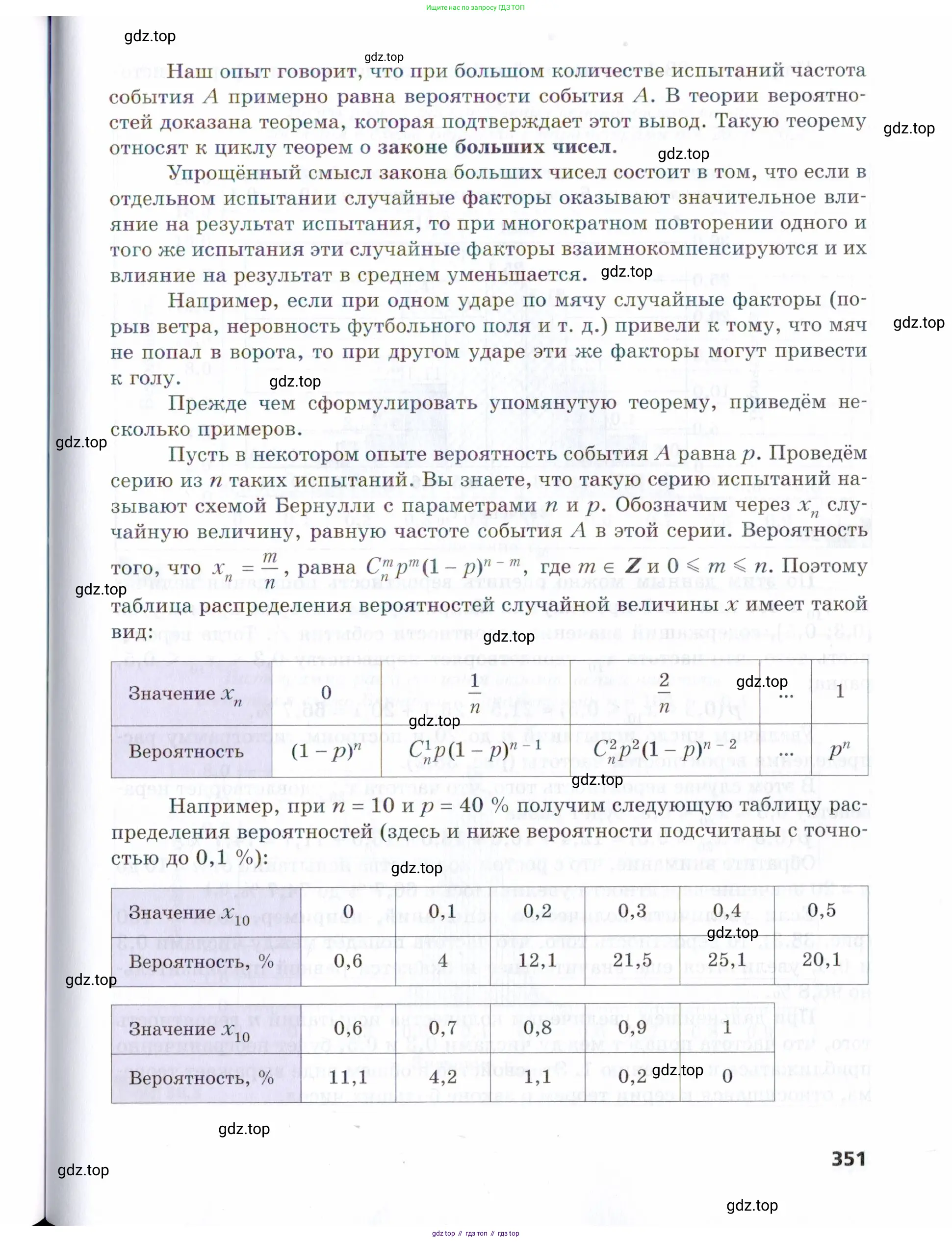 Алгебра, 9 класс Учебник, авторы: Мерзляк Аркадий Григорьевич, Поляков Виталий Михайлович, издательство Просвещение, Москва, 2015, страница 351