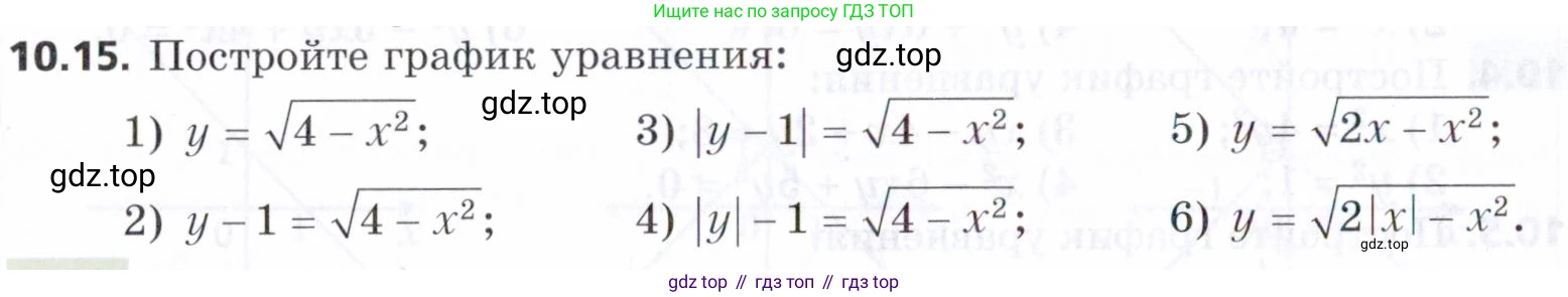 ГДЗ Алгебра, 9 класс Учебник, авторы: Мерзляк Аркадий Григорьевич, Поляков Виталий Михайлович, издательство Просвещение, Москва, 2015, страница 112, номер 10.15, Условие