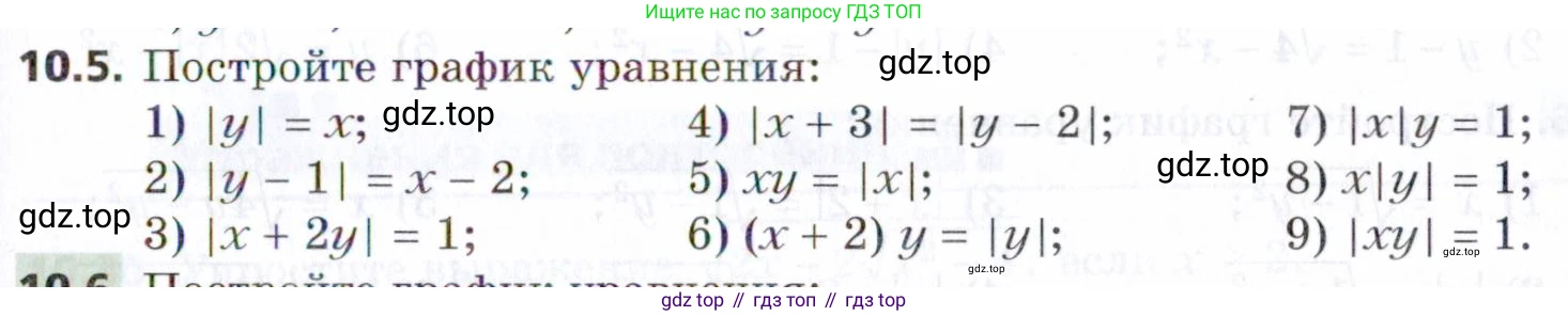 ГДЗ Алгебра, 9 класс Учебник, авторы: Мерзляк Аркадий Григорьевич, Поляков Виталий Михайлович, издательство Просвещение, Москва, 2015, страница 111, номер 10.5, Условие