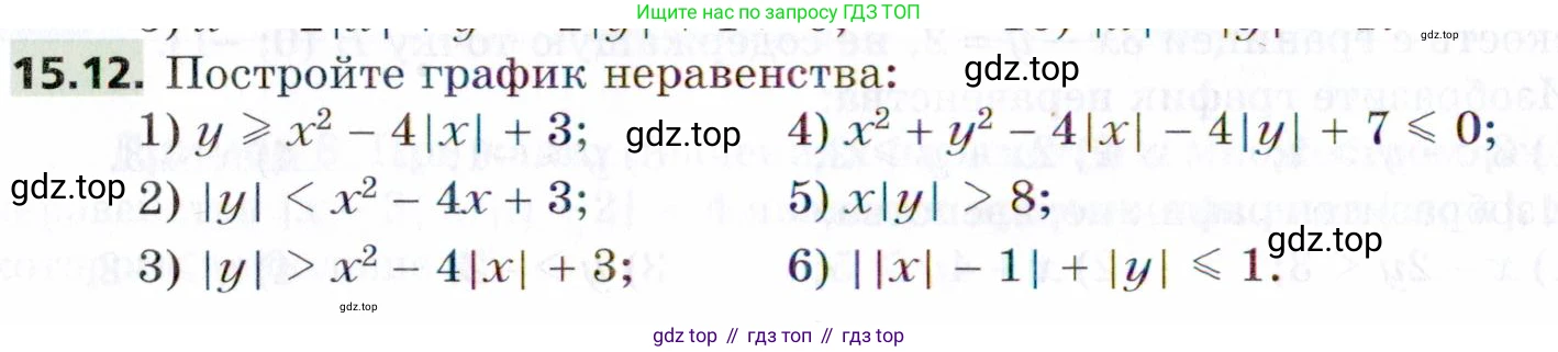 ГДЗ Алгебра, 9 класс Учебник, авторы: Мерзляк Аркадий Григорьевич, Поляков Виталий Михайлович, издательство Просвещение, Москва, 2015, страница 154, номер 15.12, Условие
