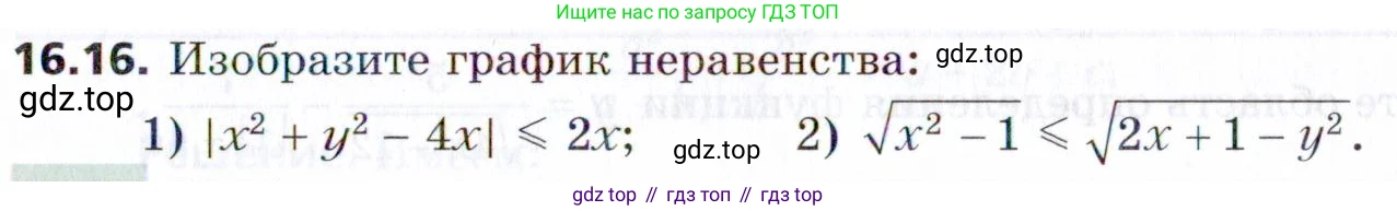 ГДЗ Алгебра, 9 класс Учебник, авторы: Мерзляк Аркадий Григорьевич, Поляков Виталий Михайлович, издательство Просвещение, Москва, 2015, страница 163, номер 16.16, Условие
