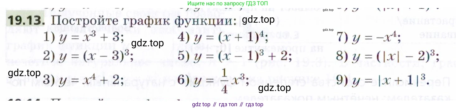 ГДЗ Алгебра, 9 класс Учебник, авторы: Мерзляк Аркадий Григорьевич, Поляков Виталий Михайлович, издательство Просвещение, Москва, 2015, страница 196, номер 19.13, Условие