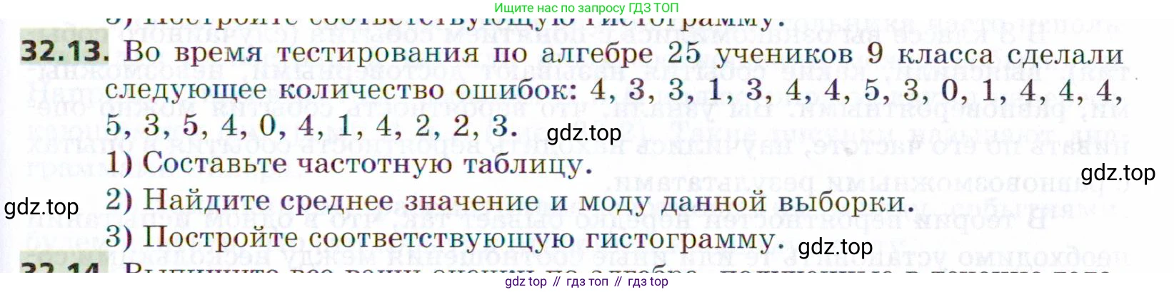 ГДЗ Алгебра, 9 класс Учебник, авторы: Мерзляк Аркадий Григорьевич, Поляков Виталий Михайлович, издательство Просвещение, Москва, 2015, страница 305, номер 32.13, Условие