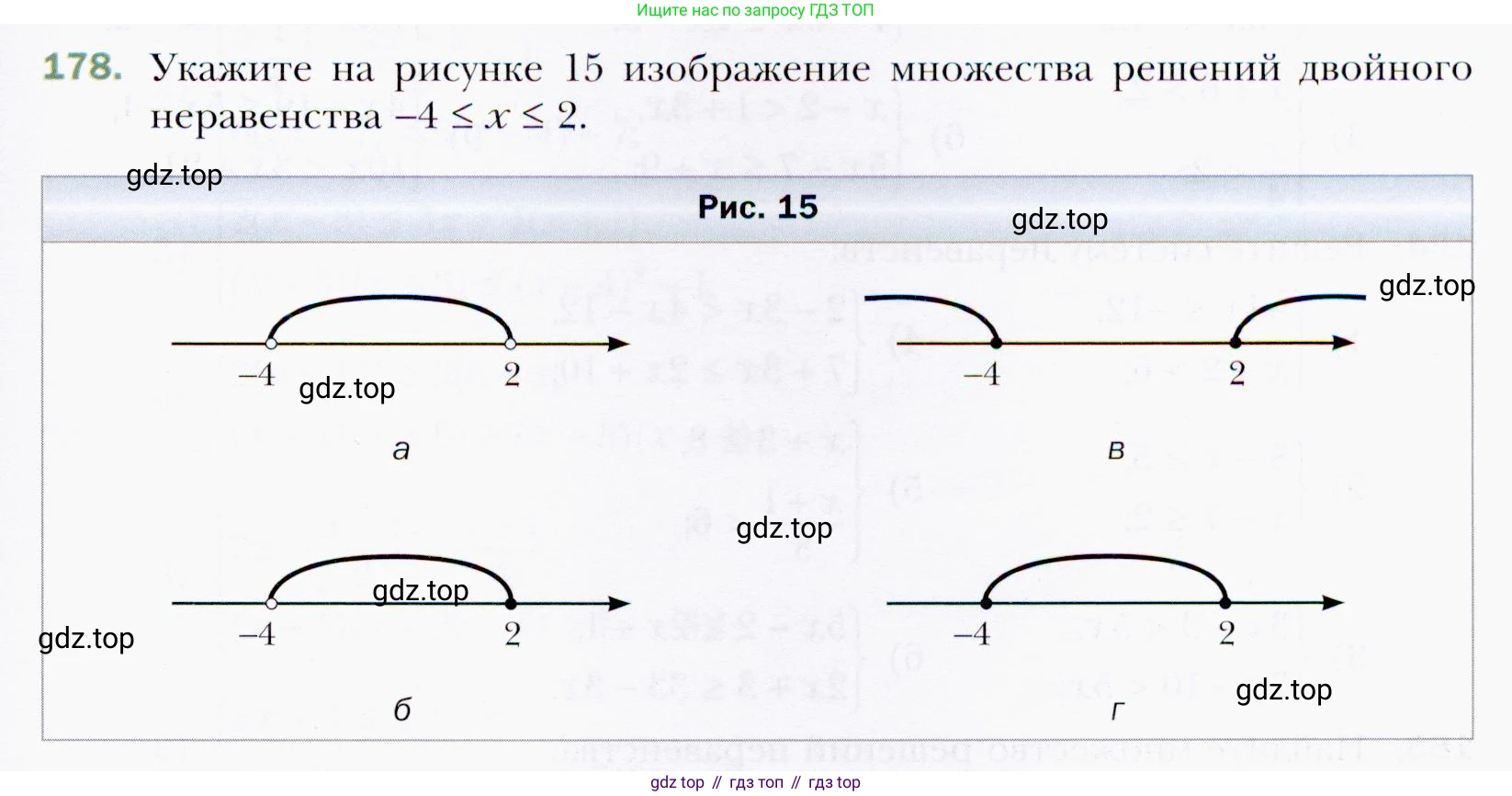 ГДЗ Алгебра, 9 класс Учебник, авторы: Мерзляк Аркадий Григорьевич, Полонский Виталий Борисович, Якир Михаил Семёнович, издательство Просвещение, Москва, 2019, голубого цвета, страница 45, номер 178, Условия