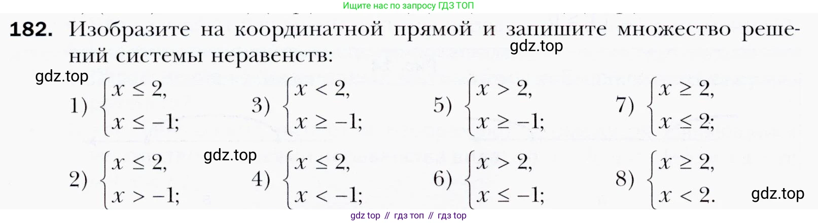 ГДЗ Алгебра, 9 класс Учебник, авторы: Мерзляк Аркадий Григорьевич, Полонский Виталий Борисович, Якир Михаил Семёнович, издательство Просвещение, Москва, 2019, голубого цвета, страница 46, номер 182, Условия