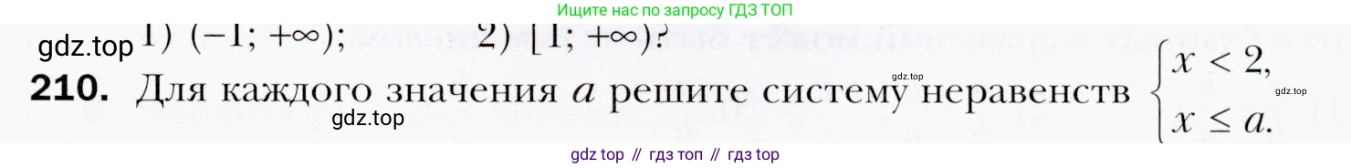 ГДЗ Алгебра, 9 класс Учебник, авторы: Мерзляк Аркадий Григорьевич, Полонский Виталий Борисович, Якир Михаил Семёнович, издательство Просвещение, Москва, 2019, голубого цвета, страница 49, номер 210, Условия