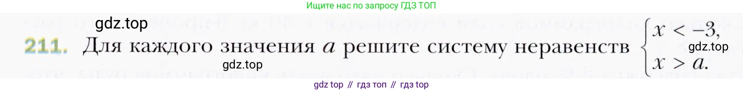 ГДЗ Алгебра, 9 класс Учебник, авторы: Мерзляк Аркадий Григорьевич, Полонский Виталий Борисович, Якир Михаил Семёнович, издательство Просвещение, Москва, 2019, голубого цвета, страница 49, номер 211, Условия