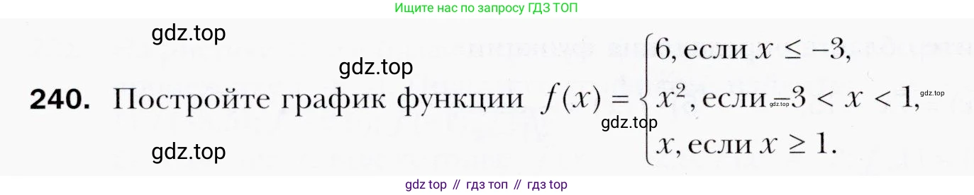 ГДЗ Алгебра, 9 класс Учебник, авторы: Мерзляк Аркадий Григорьевич, Полонский Виталий Борисович, Якир Михаил Семёнович, издательство Просвещение, Москва, 2019, голубого цвета, страница 60, номер 240, Условия