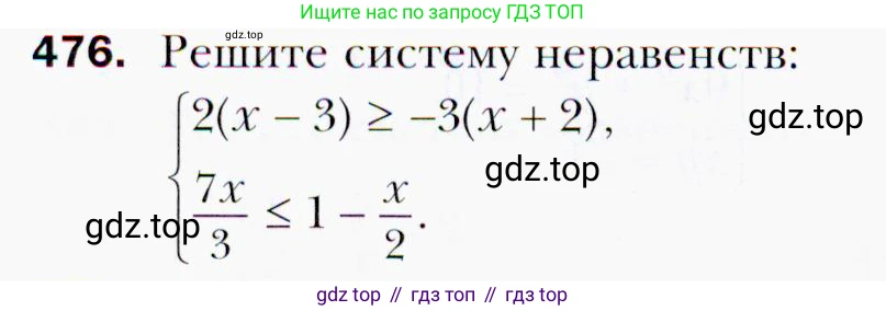 ГДЗ Алгебра, 9 класс Учебник, авторы: Мерзляк Аркадий Григорьевич, Полонский Виталий Борисович, Якир Михаил Семёнович, издательство Просвещение, Москва, 2019, голубого цвета, страница 130, номер 476, Условия